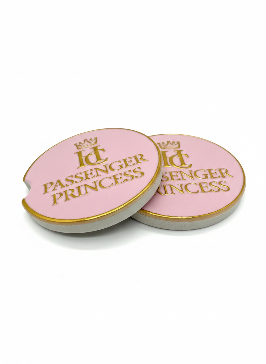 Passenger Princess™ Car Coasters (Set of 2)