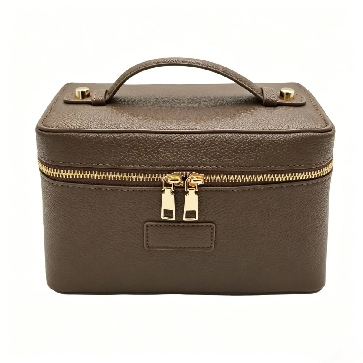 New Trending Portable Oval Vanity Cosmetic Case Custom Logo PU Leather Travel Makeup Bag Women's Beauty Makeup Storage Bag
